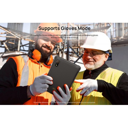 ULEFONE tablet Armor Pad Pro, 8", 8/128GB, 4G, 7650mAh, IP68/IP69K, μαύρο