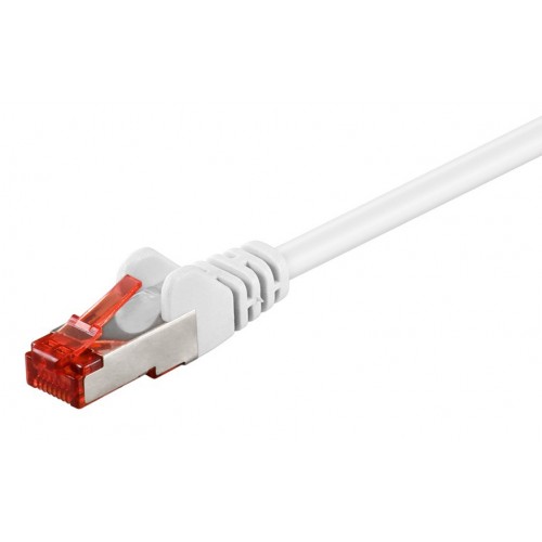 GOOBAY καλώδιο δικτύου 93509, CAT 6 S/FTP, copper, 250MHz, 5m, λευκό