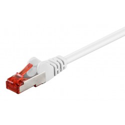 GOOBAY καλώδιο δικτύου 93502, CAT 6 S/FTP, copper, 250MHz, 1m, λευκό