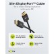 GOOBAY καλώδιο DisplayPort 77442, 8K/120Hz, 40 Gbps, 1m, μαύρο