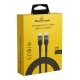 POWERTECH καλώδιο USB-C σε USB-C PTR-0168, PD 60W, copper, 1.5m, μαύρο