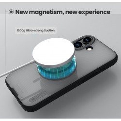 NILLKIN θήκη Super Frosted Shield Pro Magnetic για Apple iPhone 17, διάφανη/μαύρη
