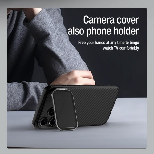 NILLKIN θήκη CamShield Prop για Apple iPhone 17 Pro Max, μαύρη