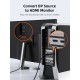 CABLETIME αντάπτορας DisplayPort σε HDMI CT-DMHF4K-AG6, 4K/60Hz, γκρι