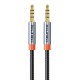 CABLETIME καλώδιο ήχου 3.5mm CT-AM35M, gold plated, 2m, μαύρο
