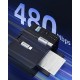 CABLETIME καλώδιο USB-C σε USB Type B CT-CMBM1, 480Mbps, 1m, μαύρο