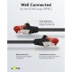 GOOBAY καλώδιο δικτύου 68698, CAT 6 S/FTP, copper, 250MHz, 3m, μαύρο