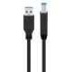 GOOBAY καλώδιο USB 3.0 σε USB Type B 95722, 0.5m, 5Gbps, μαύρο