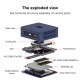 BEELINK mini PC SER3, AMD 3200U, 16GB, 500GB M.2, Windows 11 Pro
