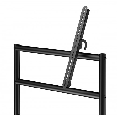 BRATECK βάση τηλεόρασης δαπέδου TTF13E-46FW, 37-86", έως 80kg, με ράφι & ροδάκια