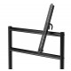 BRATECK βάση τηλεόρασης δαπέδου TTF13E-46FW, 37-86", έως 80kg, με ράφι & ροδάκια