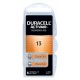 DURACELL μπαταρίες ακουστικών βαρηκοΐας Activair 13, 1.45V, 6τμχ