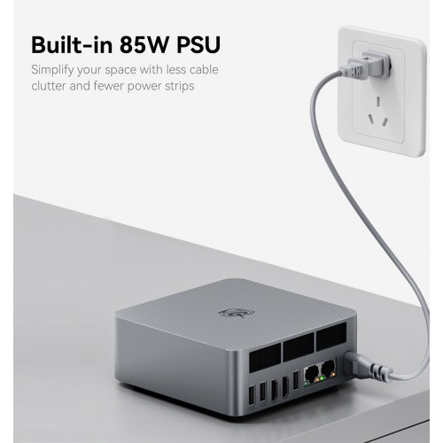 BEELINK mini PC EQR6, AMD Ryzen 5 6600H, 24GB, 500GB M.2, Windows 11 Pro
