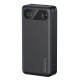 USAMS power bank CD251 με οθόνη, 3x θύρες εξόδου, 20000mAh, PD20W, μαύρο