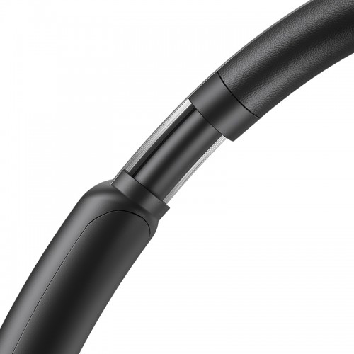 USAMS headphones SR01, ασύρματα, ANC, Φ40mm, 350mAh, μαύρα