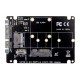 POWERTECH κάρτα μετατροπής 2.5" SATA σε M.2 B & mSATA SSD ST525, 6Gbps