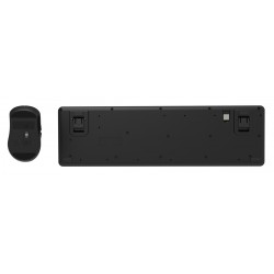 POWERTECH set ασύρματο ποντίκι & πληκτρολόγιο PT-1541, 2.4GHz, αθόρυβο, μαύρο