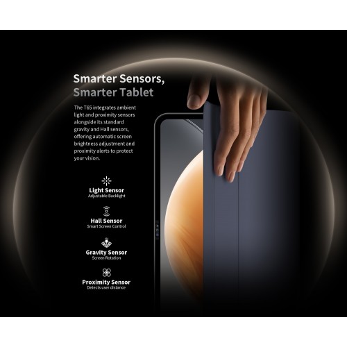 TECLAST tablet T65 με πληκτρολόγιο/στυλό αφής/θήκη, 13.4", 6/128GB, 4G, Android 15, 8000mAh, γκρι