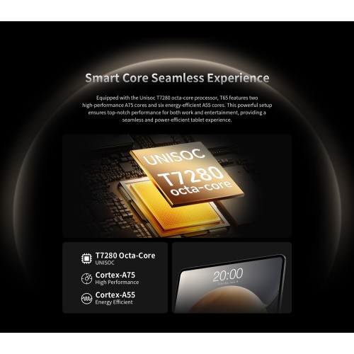 TECLAST tablet T65 με πληκτρολόγιο/στυλό αφής/θήκη, 13.4", 6/128GB, 4G, Android 15, 8000mAh, γκρι
