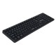 POWERTECH set ασύρματο ποντίκι & πληκτρολόγιο PT-1540, 2.4GHz & Bluetooth, αθόρυβο, μαύρο