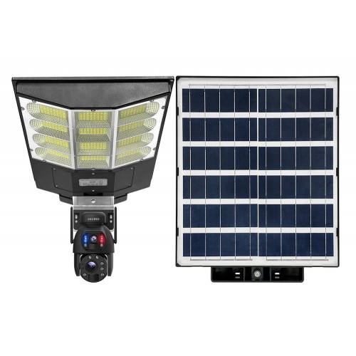 SECTEC smart ηλιακή κάμερα ST-LC598-EU με προβολέα, dual lens, 3MP, 4G, SD, PTZ, IP66