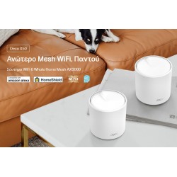 TP-LINK Home Mesh WiFi 6 System Deco X50, 3000Mbps AX3000, V1.0