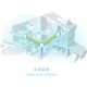 TP-LINK Home Mesh WiFi 6 System Deco X50, 3000Mbps AX3000, V1.0, 3τμχ