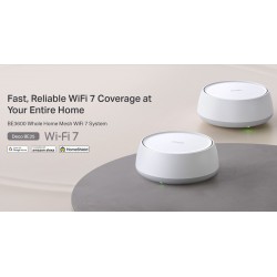 TP-LINK Home Mesh WiFi 7 System Deco BE25, 3600Mbps ΒΕ3600, V1.0