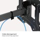 POWERTECH επιτοίχια βάση τηλεόρασης PT-1555, 23-43", έως 30kg, full motion