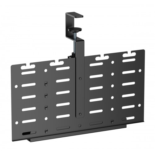 BRATECK cable management γραφείου CC11-20-1, μεταλλικό, 384x63x307mm, μαύρο