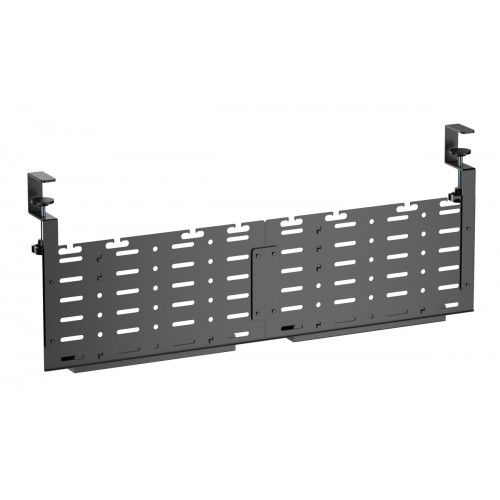 BRATECK cable management γραφείου CC11-20-2, μεταλλικό, 768x63x307mm, μαύρο