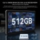 OUKITEL tablet RT10, 11", 12/512GB, 25000mAh, IP68/IP69K/MIL-STD-810H, 5G, μαύρο