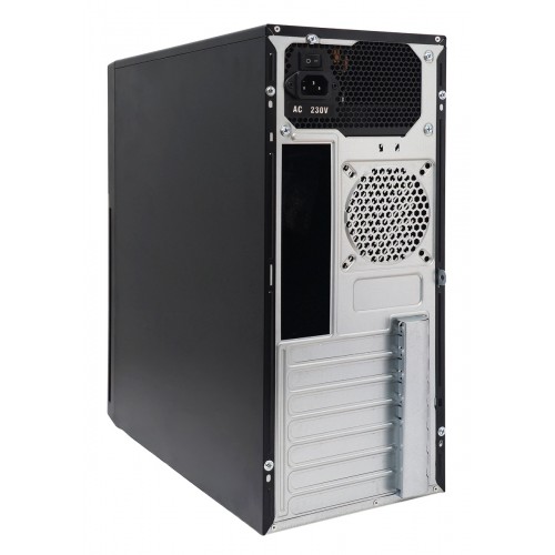 POWERTECH PC Case PT-1563 με 550W PSU, ATX Midi, 376.6x175x408.5mm, μαύρο