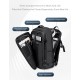ARCTIC HUNTER τσάντα πλάτης B00866 με θήκη laptop 15.6", αεροστεγής θήκη, 35.5L/49.5L, μαύρη