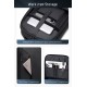 ARCTIC HUNTER τσάντα ταξιδίου LG00861 με θήκη laptop 15.6", τροχήλατη, 42L/54L, μαύρη