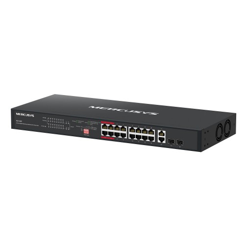 MERCUSYS rackmount switch MS120GP, 20x Gigabit θύρες, PoE+, V1.0