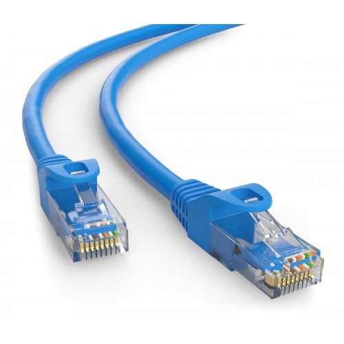 POWERTECH καλώδιο δικτύου CAB-N460, Cat 6 U/UTP, CCA, 250Hz, 1.5m, μπλε