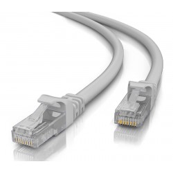 POWERTECH καλώδιο δικτύου CAB-N453, Cat 5e U/UTP, CCA, 100Hz, 1.5m, γκρι