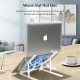 ORICO πλαστική βάση για laptop PFB-A23, 11-17", foldable, πλαστική, λευκή
