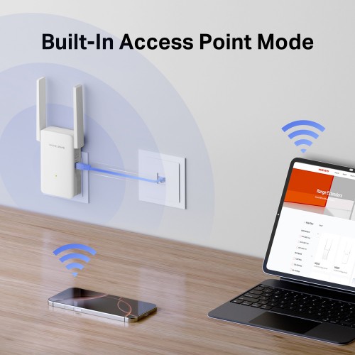 MERCUSYS range extender ME80X, WiFi 6, 3000Mbps AX3000, V1.0