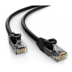 POWERTECH καλώδιο δικτύου CAB-N402, Cat 6 U/UTP, CCA, 250Hz, 0.5m, μαύρο