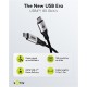 GOOBAY καλώδιο USB-C 74776, USB4, 240W, 80Gbps, 16K/60Hz, 1.5m, μαύρο