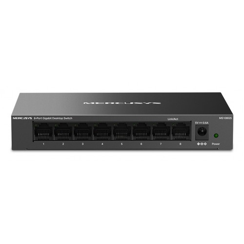 MERCUSYS desktop switch MS108GS, 8x Gigabit θύρες, V1.0