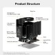 BEELINK mini PC/NAS ME Mini με 6x θέσεις M.2, Intel N95, 12GB, 1TB M.2, Windows 11 Home