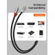 CABLETIME καλώδιο ήχου 2x RCA σε 2x RCA CT-RCA, 2m, μαύρο