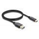 DELOCK καλώδιο USB-C σε USB 83870, 10Gbps, 1m, μαύρο