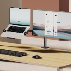 POWERTECH βάση γραφείου οθόνης & laptop PT-1569, 17-32", έως 10kg
