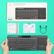 RIITEK ασύρματο πληκτρολόγιο Mini K18S με touchpad, RGB backlit, 2.4GHz & Bluetooth