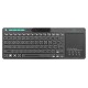 RIITEK ασύρματο πληκτρολόγιο Mini K18S με touchpad, RGB backlit, 2.4GHz & Bluetooth