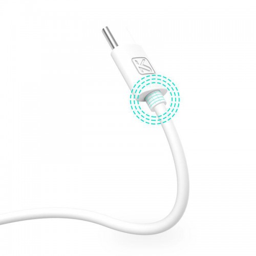 KAKUSIGA καλώδιο USB-C σε USB KSC-332, 2.4A, 480Mbps, 2m, λευκό
